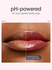 lime-coded maracuja juicy lip & cheek shift