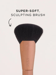 buff & bronze face brush