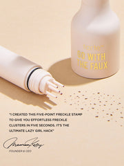 go with the faux freckle stamp
