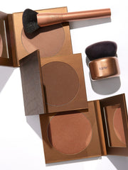 buff & bronze face brush